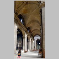 Paris, Saint-Sulpice, photo Mbzt, Wikipedia, Collatéral nord.JPG